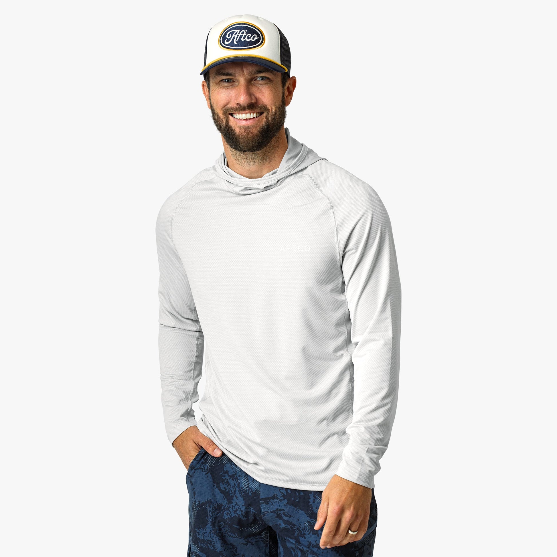 Mens Adapt Phase Change Hooded Fishing Shirt - AFTCO