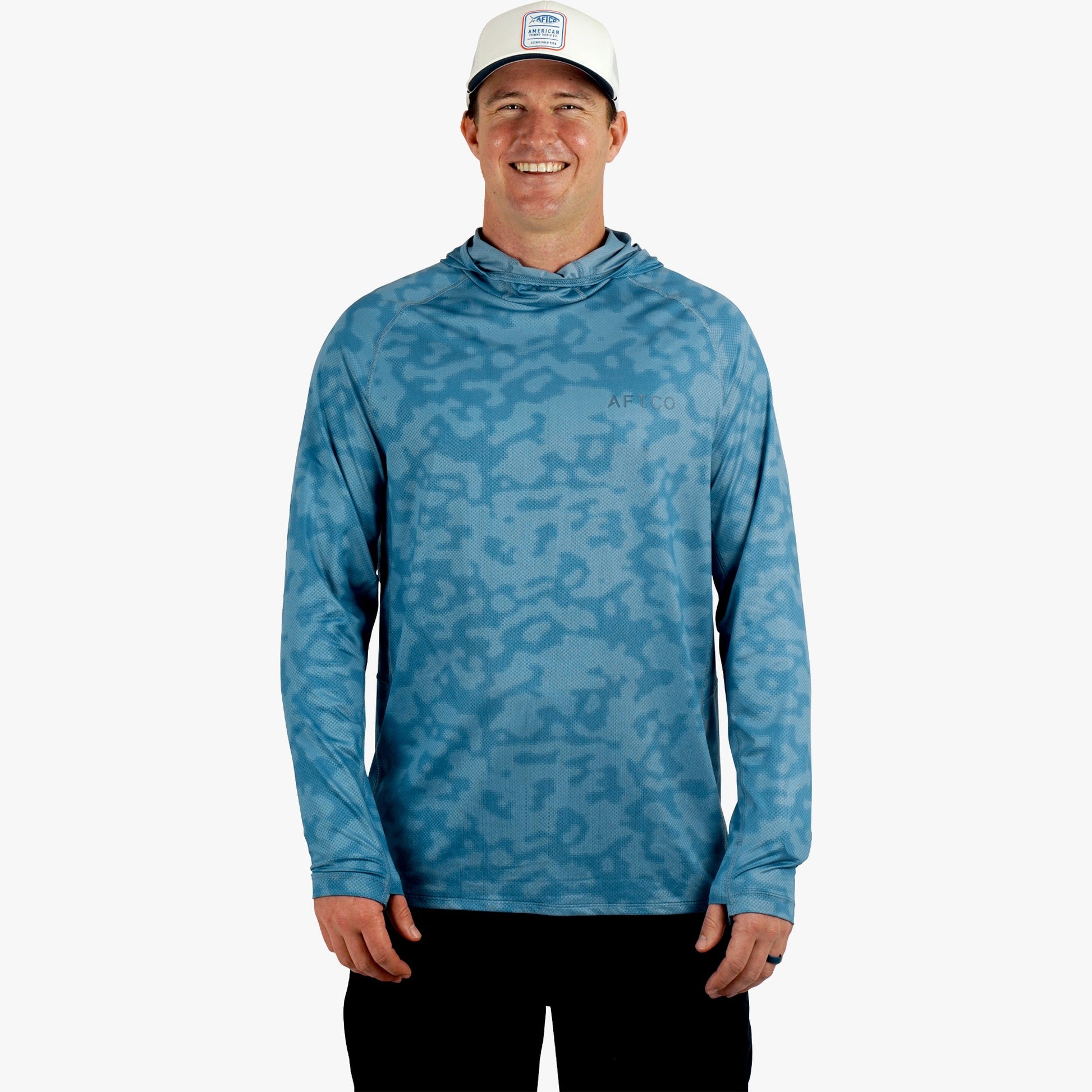 Mens Adapt Phase Change Hooded Fishing Shirt - AFTCO