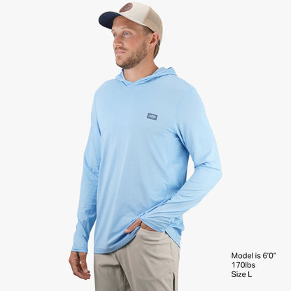 Mens Air O Mesh Hooded Fishing Shirt - AFTCO