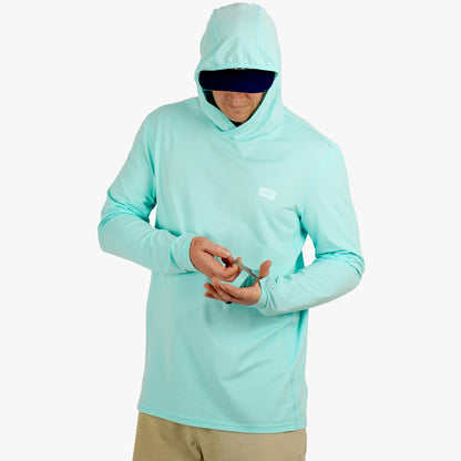 Mens Air O Mesh Hooded Fishing Shirt - AFTCO