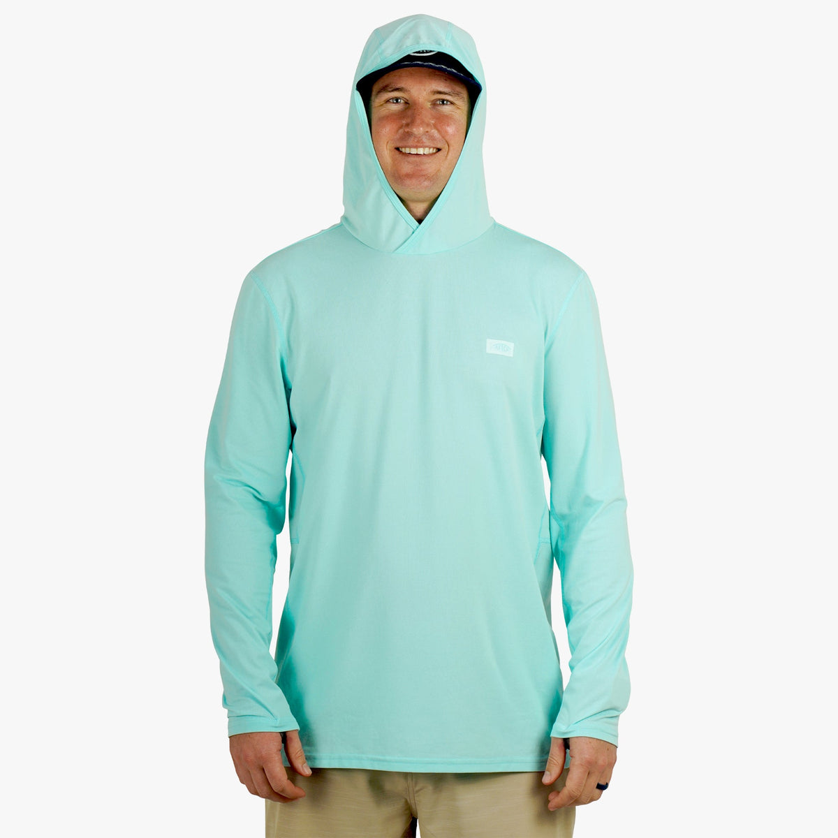Mens Air O Mesh Hooded Fishing Shirt - AFTCO