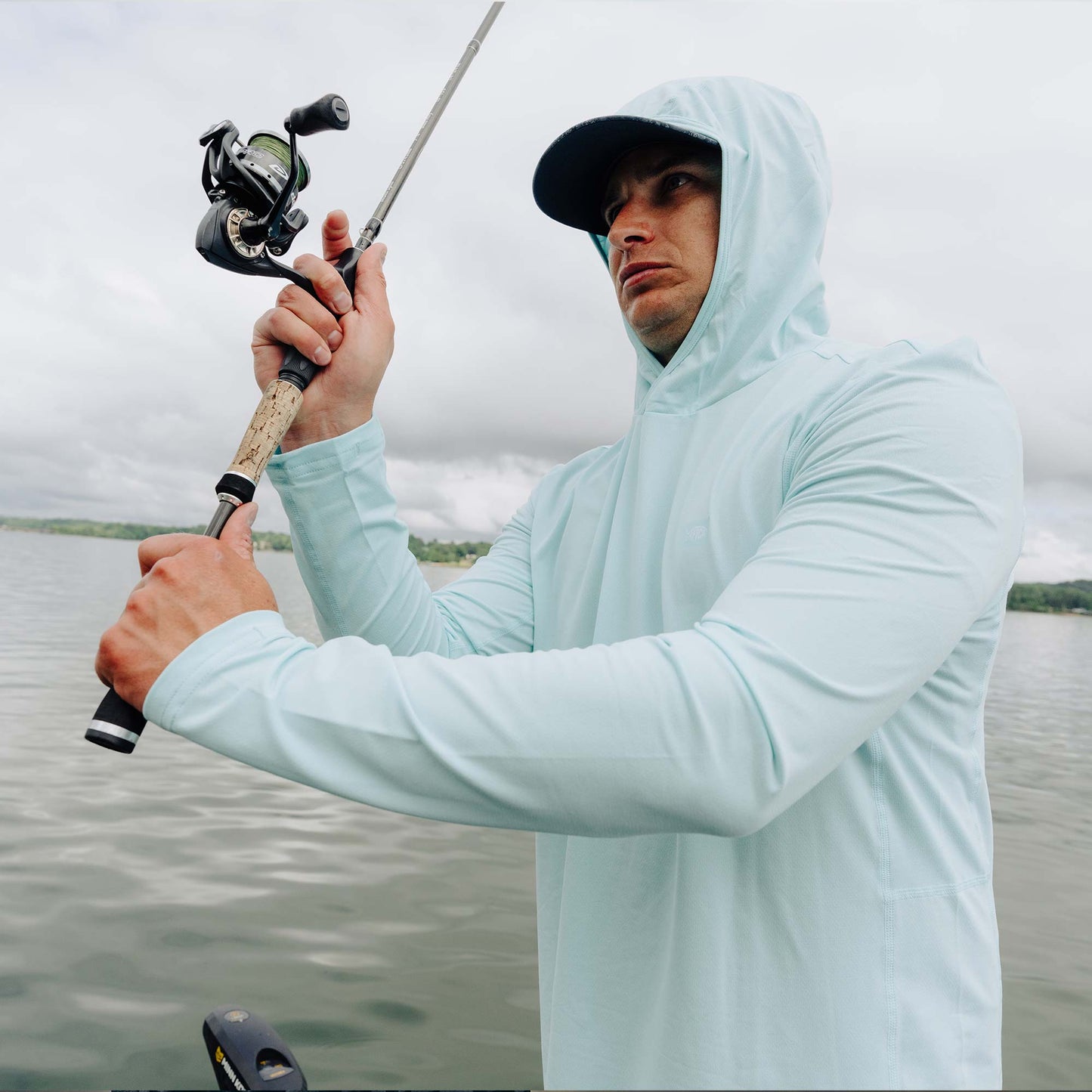 Mens Air O Mesh Hooded Fishing Shirt - AFTCO