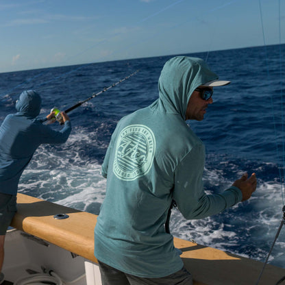 Mens Ocean Bound LS UPF Fishing Shirts - AFTCO