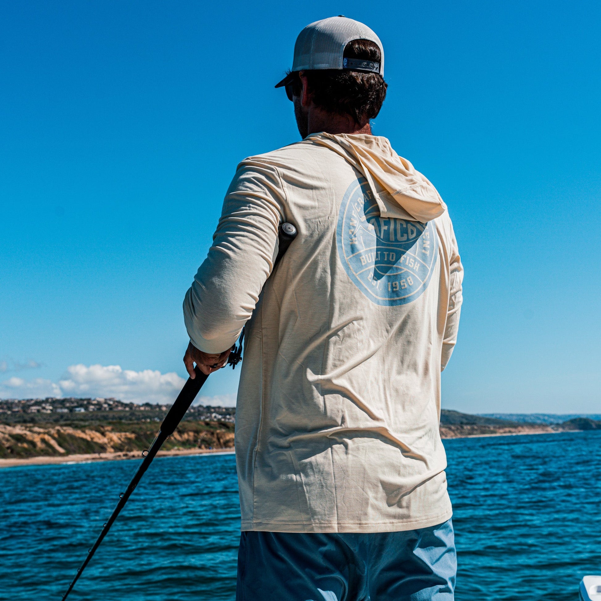 Mens Ocean Bound LS UPF Fishing Shirts - AFTCO