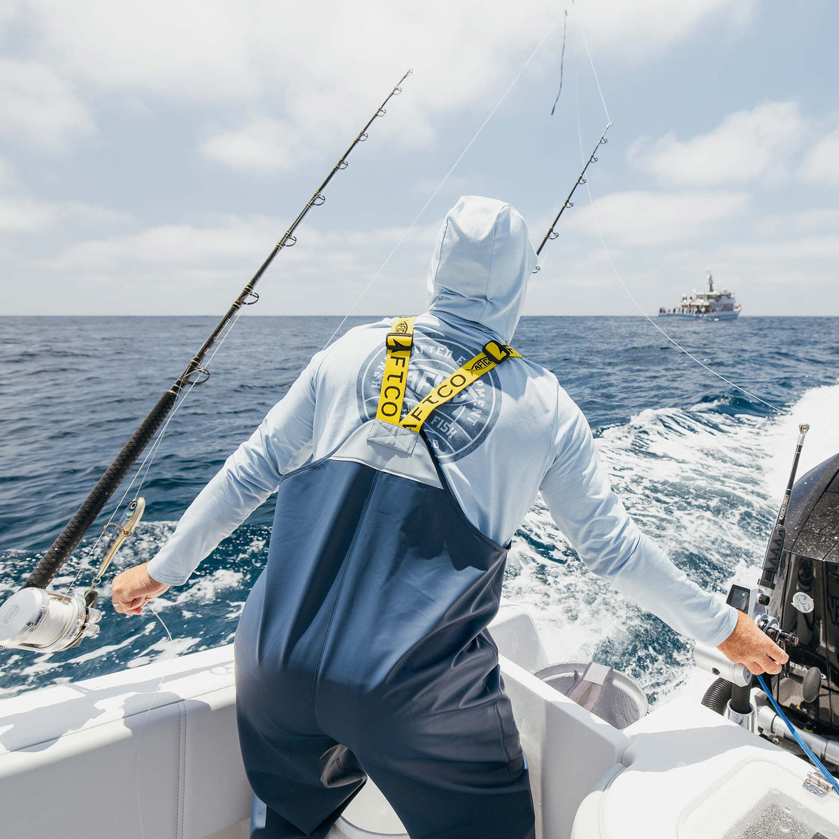 Mens Ocean Bound LS UPF Fishing Shirts - AFTCO