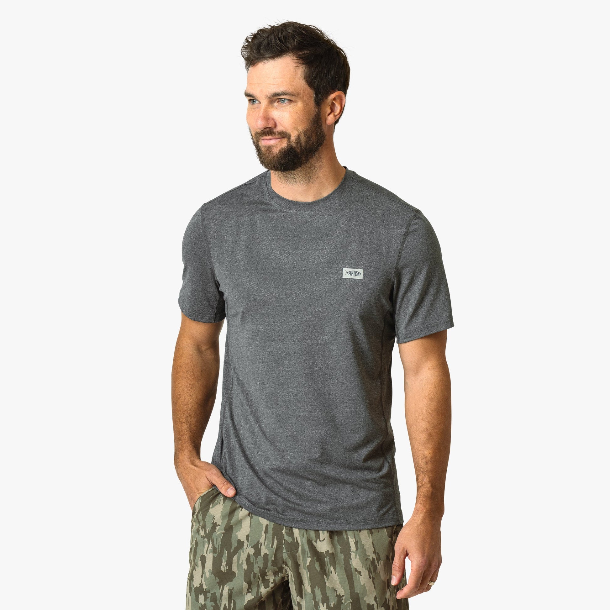 Mens Air O Mesh Breathable Fishing Shirt - AFTCO