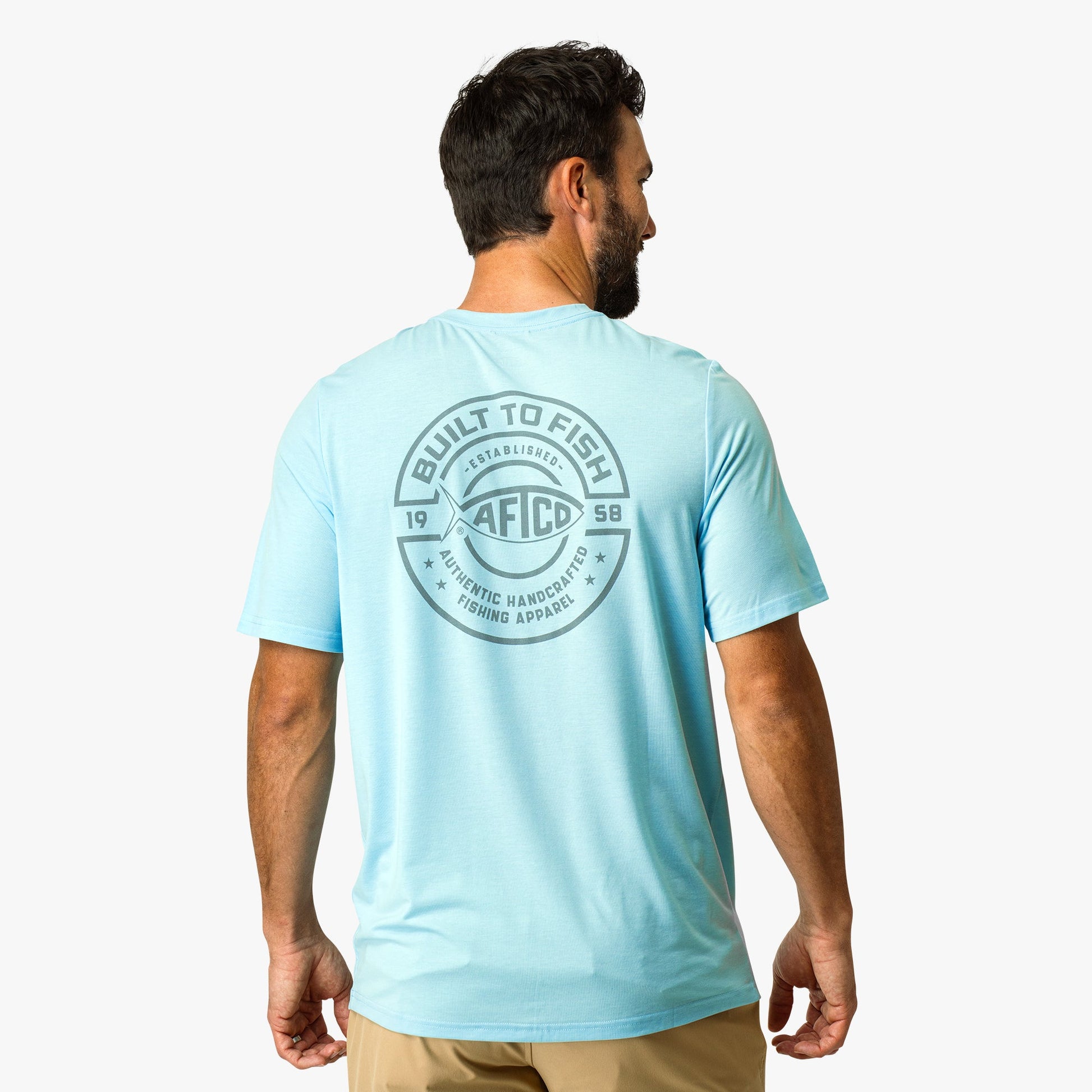 Mens Ocean Bound Short Sleeve Fishing Shirts |AFTCO - AFTCO