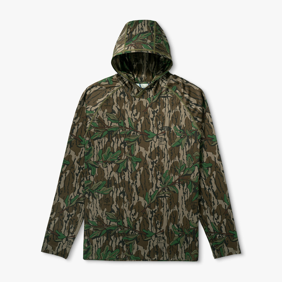 Mens Mossy Oak® Camo Performance Hood - AFTCO