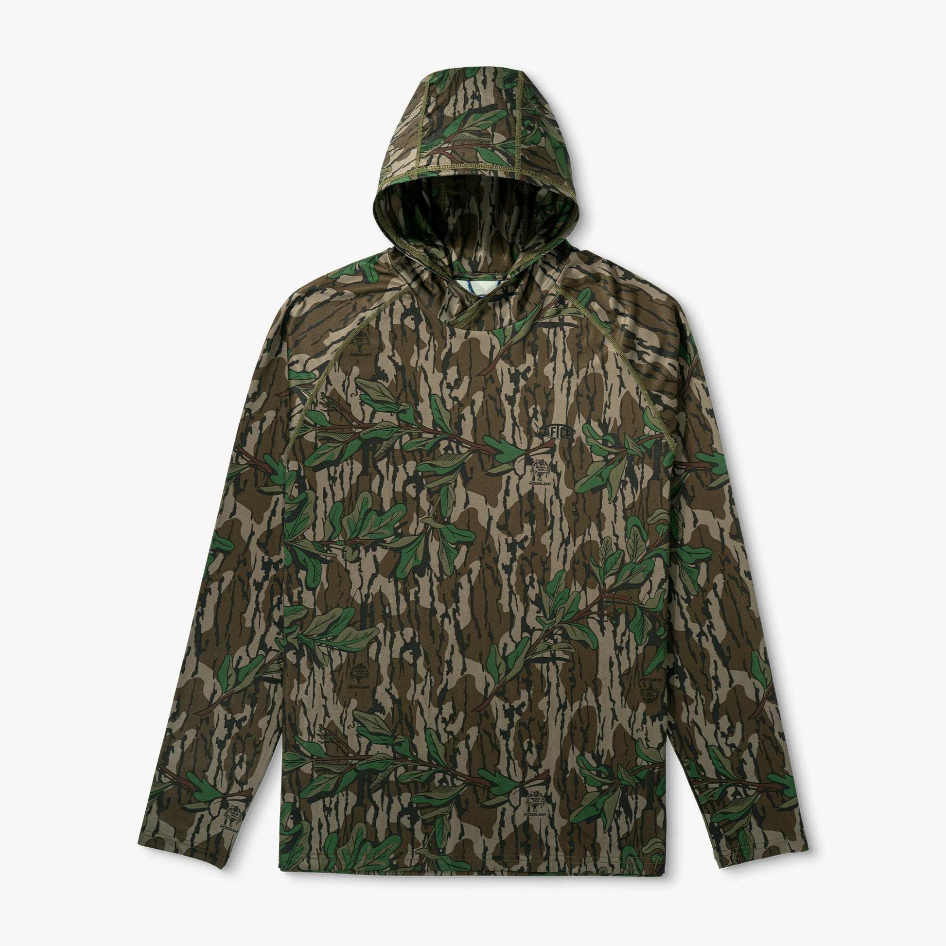 Mens Mossy Oak® Camo Performance Hood - AFTCO