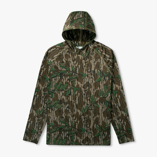 Mens Mossy Oak® Camo Performance Hood - AFTCO