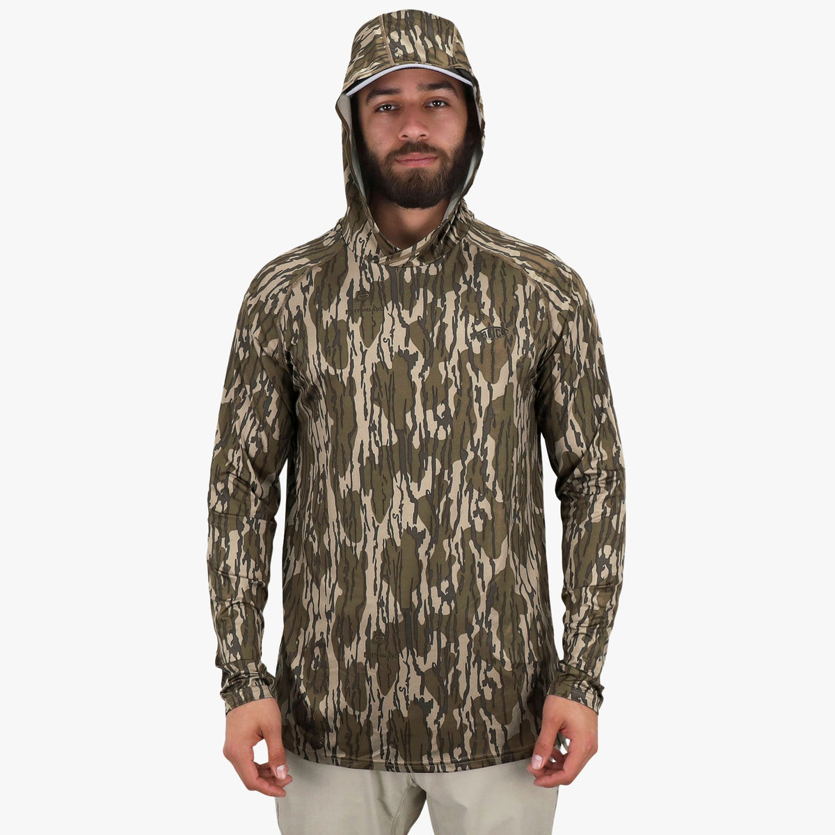Mens Mossy Oak® Camo Performance Hood - AFTCO