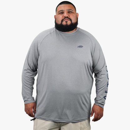 Mens Big Guy Samurai LS Performance Shirt - AFTCO