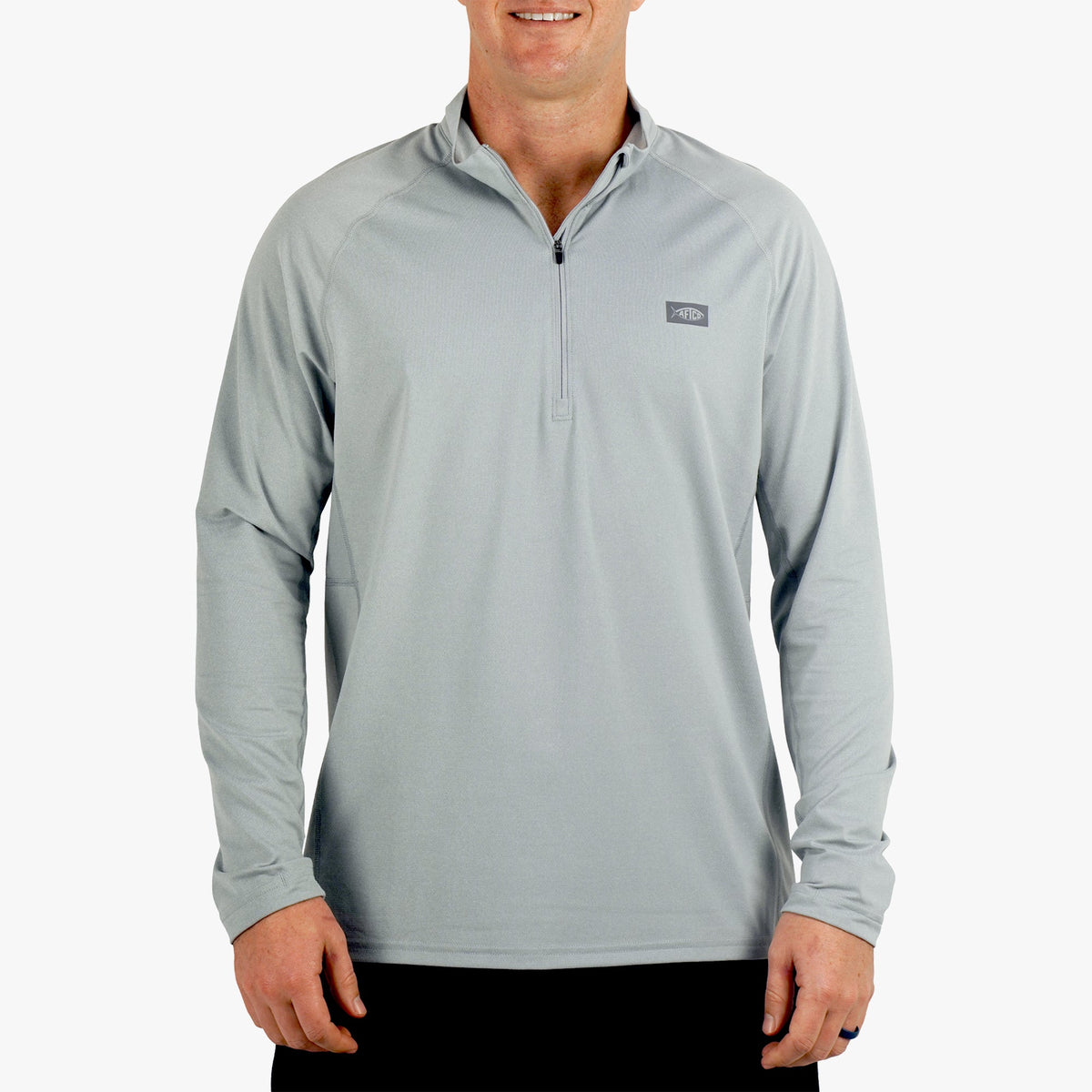 Mens Air O Mesh 1/4 Zip Performance Shirt - AFTCO