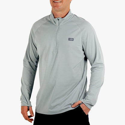 Mens Air O Mesh 1/4 Zip Performance Shirt - AFTCO