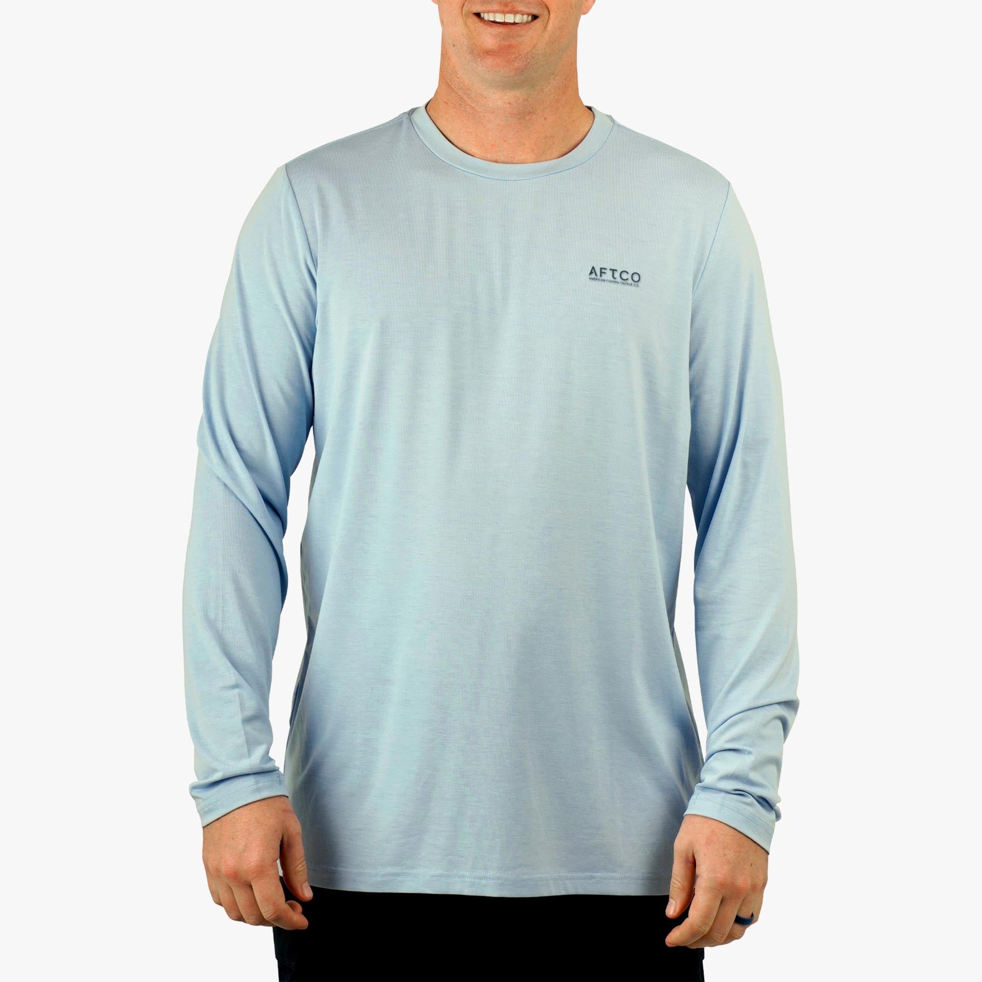 Mens Ocean Bound LS UV Protection Fishing Shirts - AFTCO