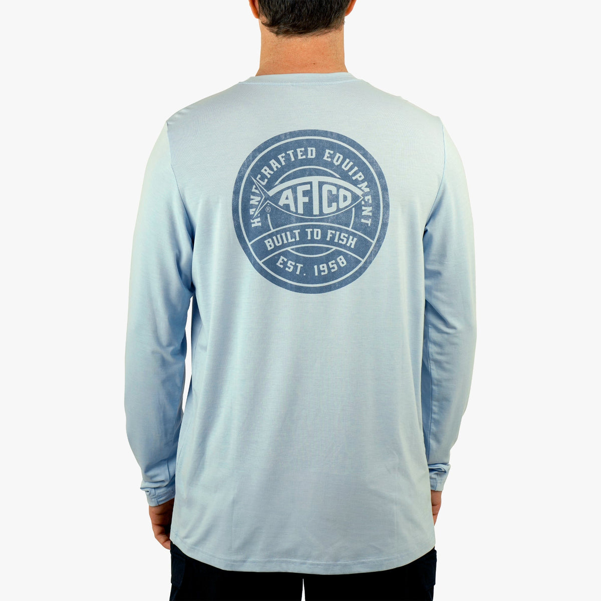 Mens Ocean Bound LS UV Protection Fishing Shirts - AFTCO