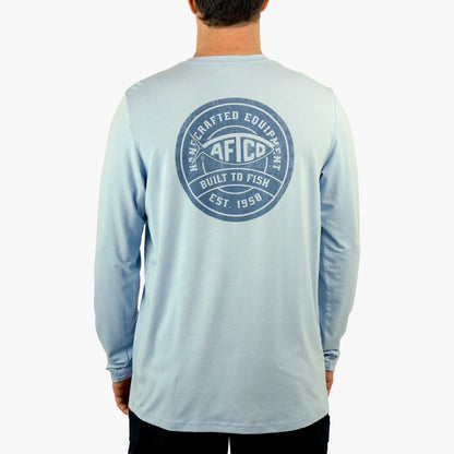 Mens Ocean Bound LS UV Protection Fishing Shirts - AFTCO