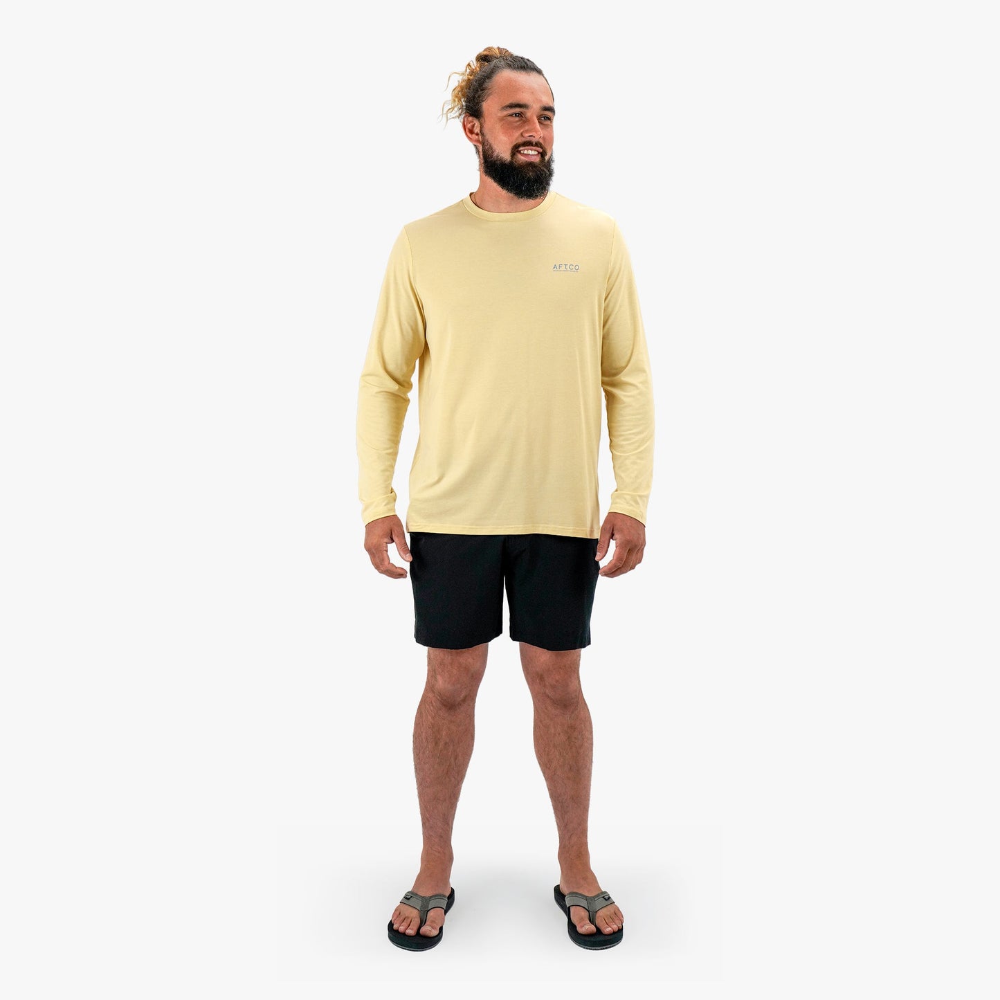Mens Ocean Bound LS UV Protection Fishing Shirts - AFTCO