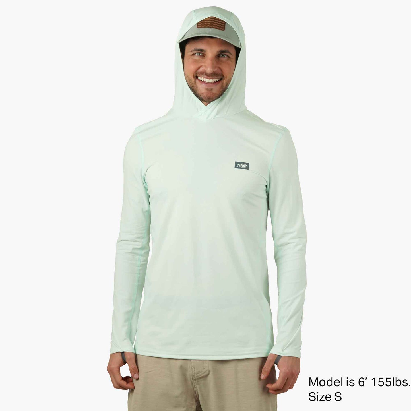 Mens Air O Mesh Hooded Fishing Shirt - AFTCO