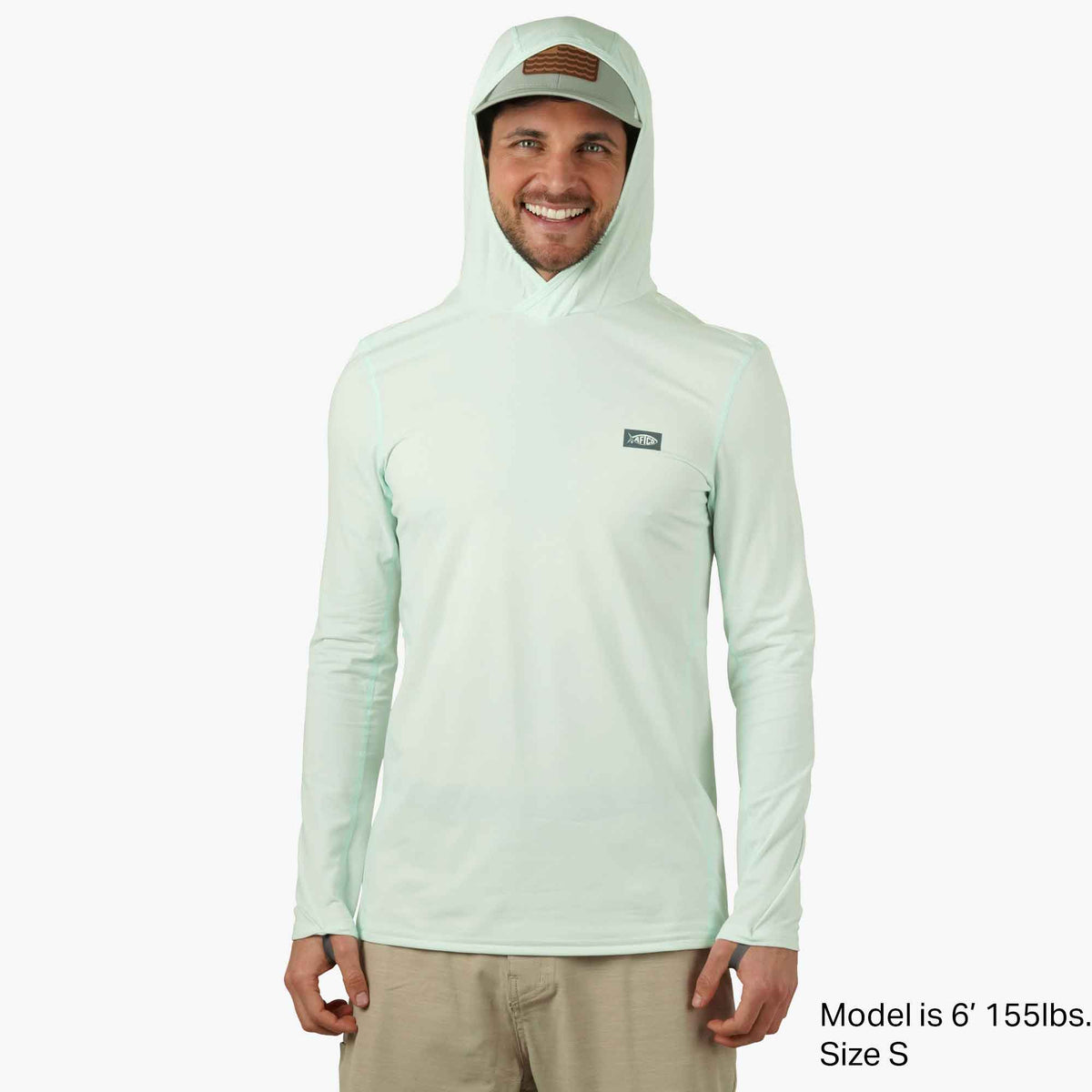 Mens Air O Mesh Hooded Fishing Shirt - AFTCO