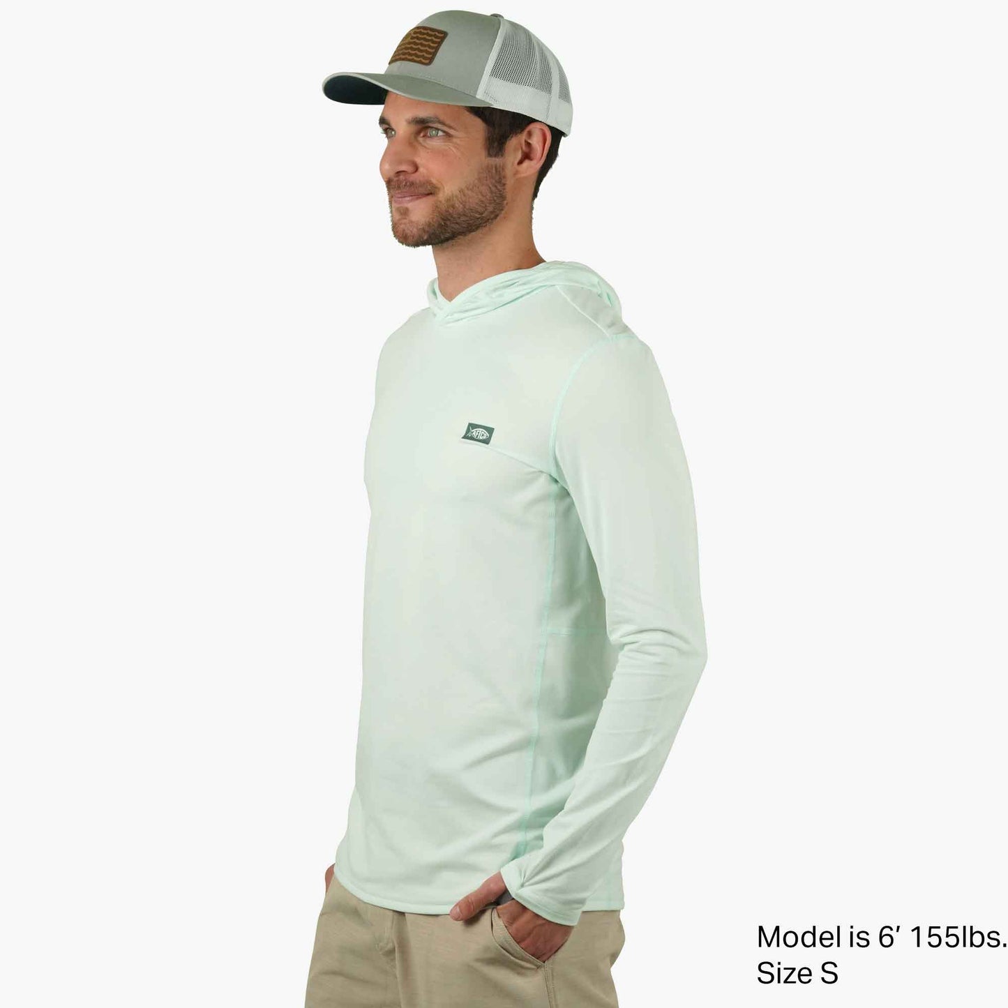 Mens Air O Mesh Hooded Fishing Shirt - AFTCO