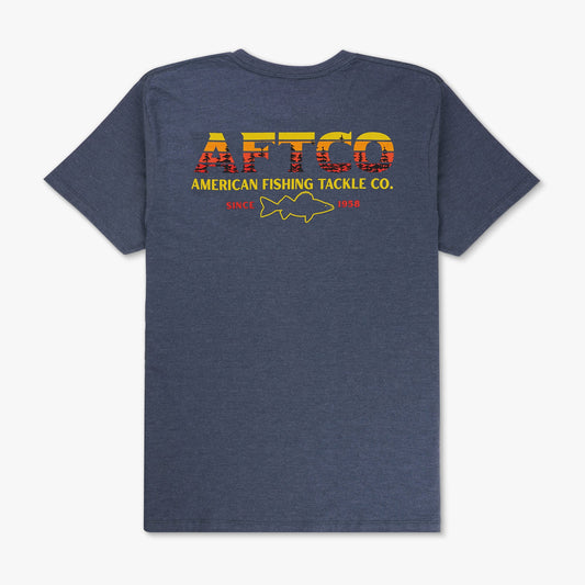 Mens Sunset Views SS Fishing T-Shirts - AFTCO