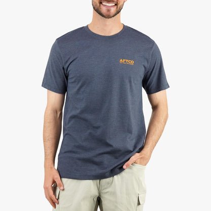 Mens Sunset Views SS Fishing T-Shirts - AFTCO