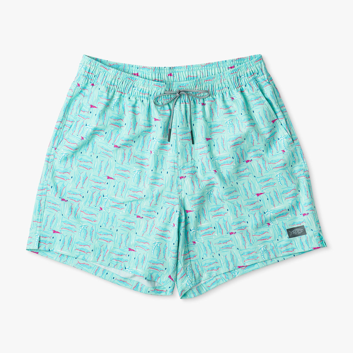 Mens Strike Printed Swim Trunks - AFTCO