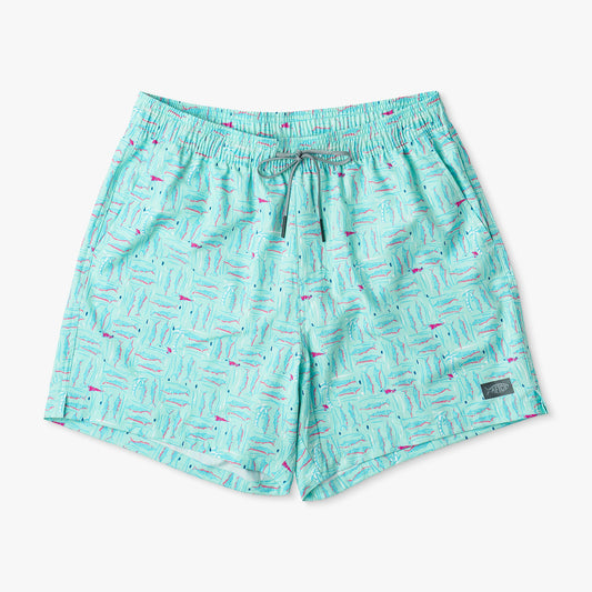 Mens Strike Printed Swim Trunks - AFTCO