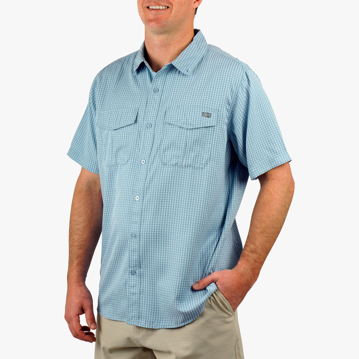 Mens Sirius Tech SS Vented Fishing Shirt - AFTCO