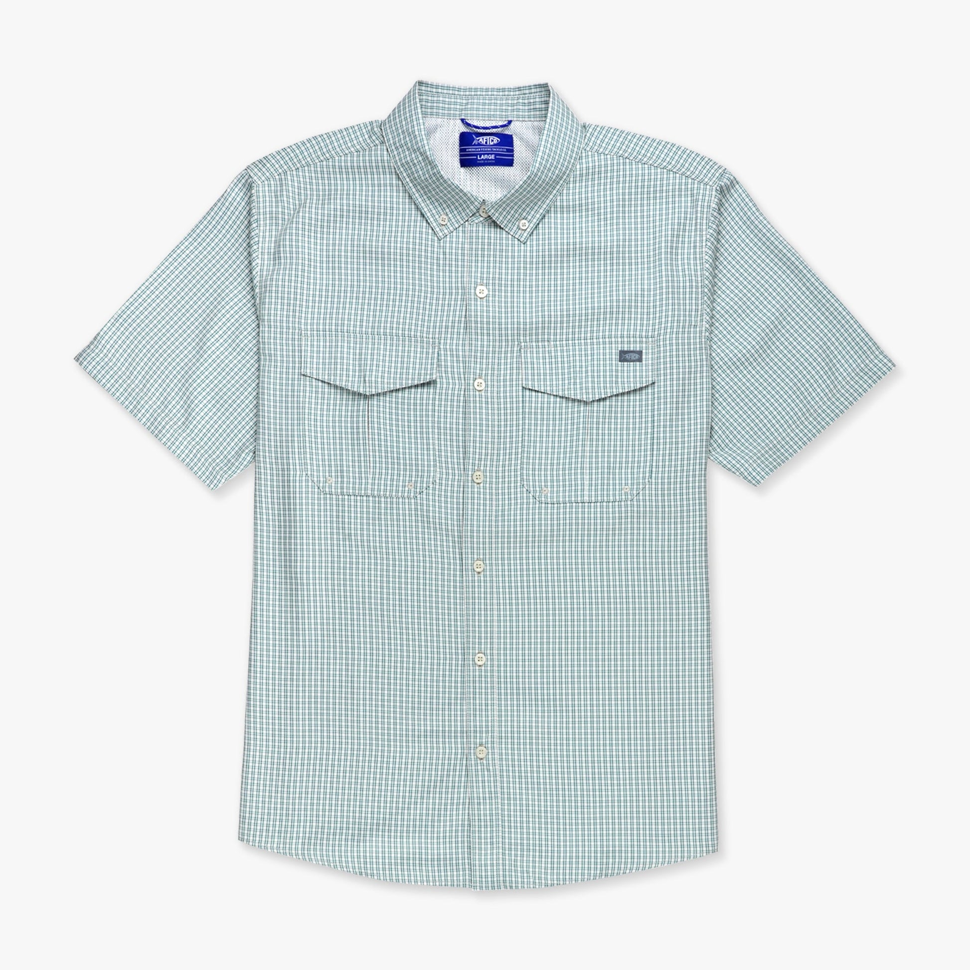 Mens Sirius Tech SS Vented Fishing Shirt - AFTCO