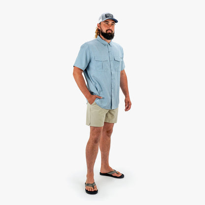 Mens Sirius Tech SS Vented Fishing Shirt - AFTCO