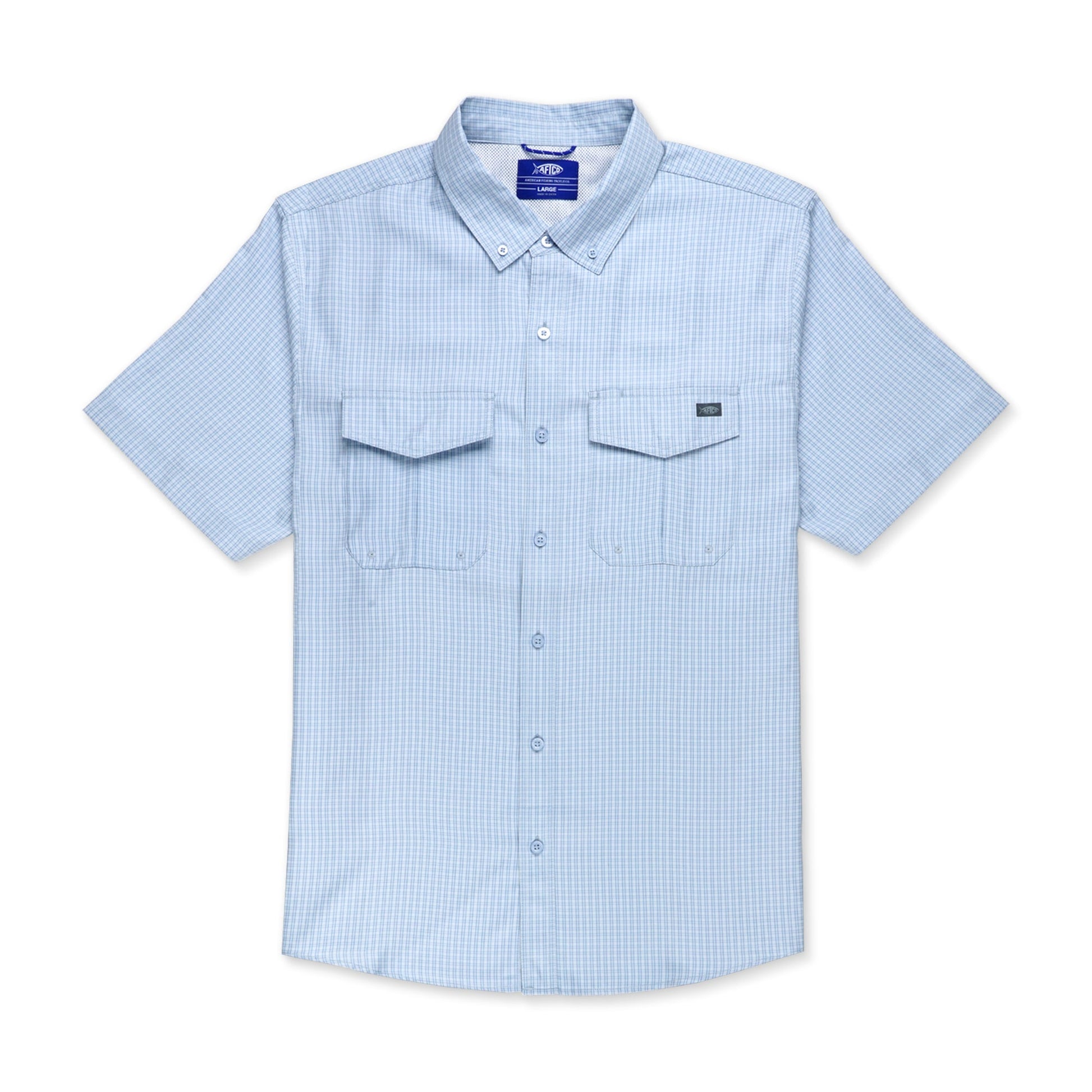 Mens Sirius Tech SS Vented Fishing Shirt - AFTCO