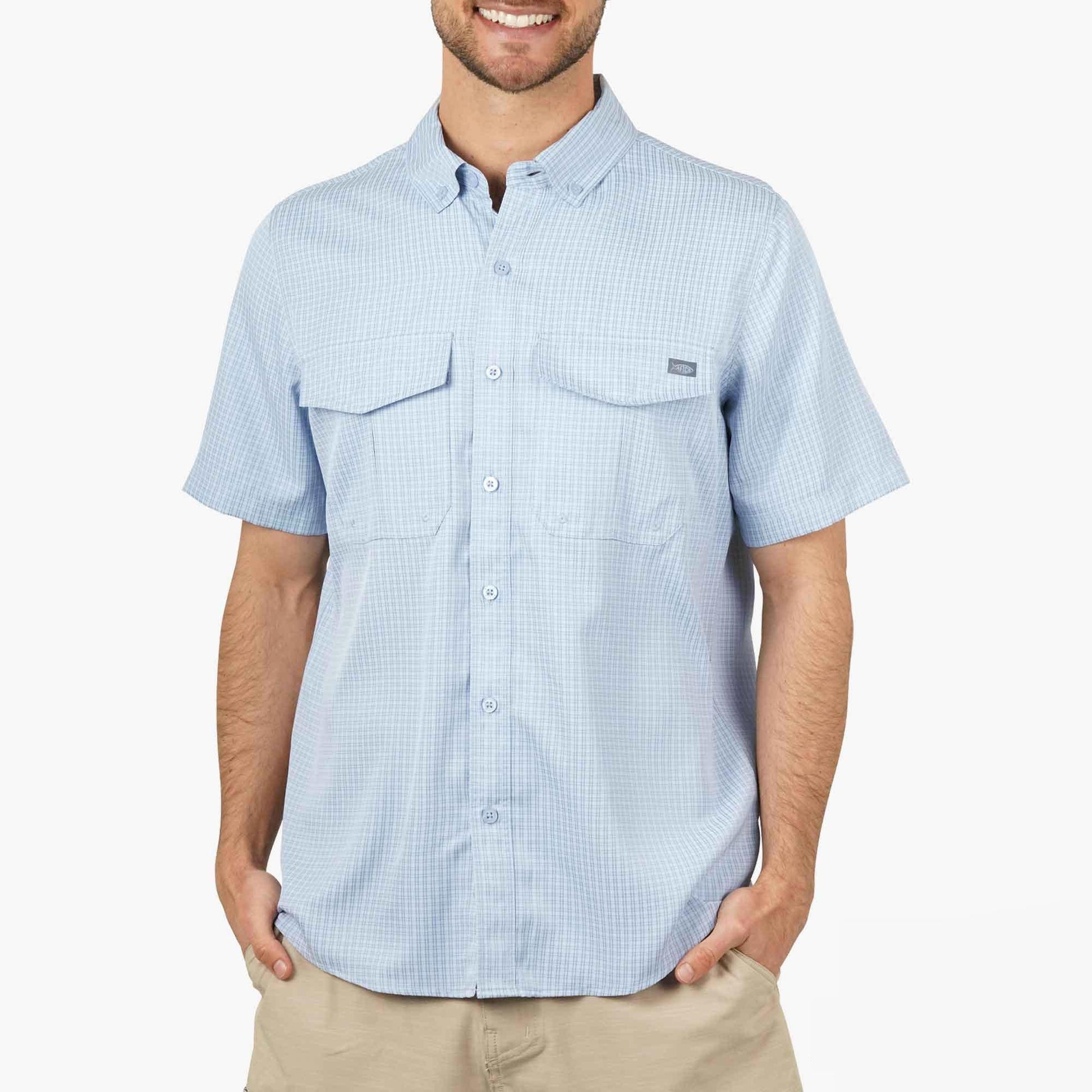 Mens Sirius Tech SS Vented Fishing Shirt - AFTCO