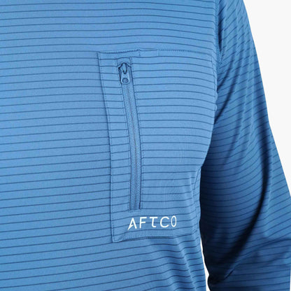 Mens Channel Hooded Performance Shirt - AFTCO