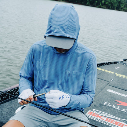 Mens Channel Hooded Performance Shirt - AFTCO