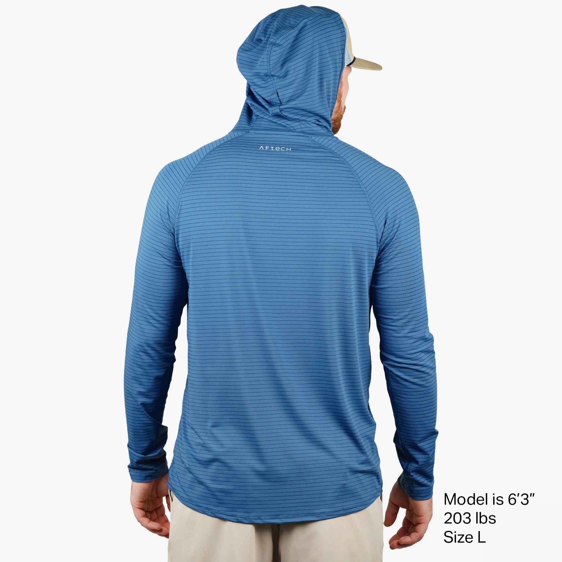 Mens Channel Hooded Performance Shirt - AFTCO