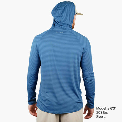 Mens Channel Hooded Performance Shirt - AFTCO