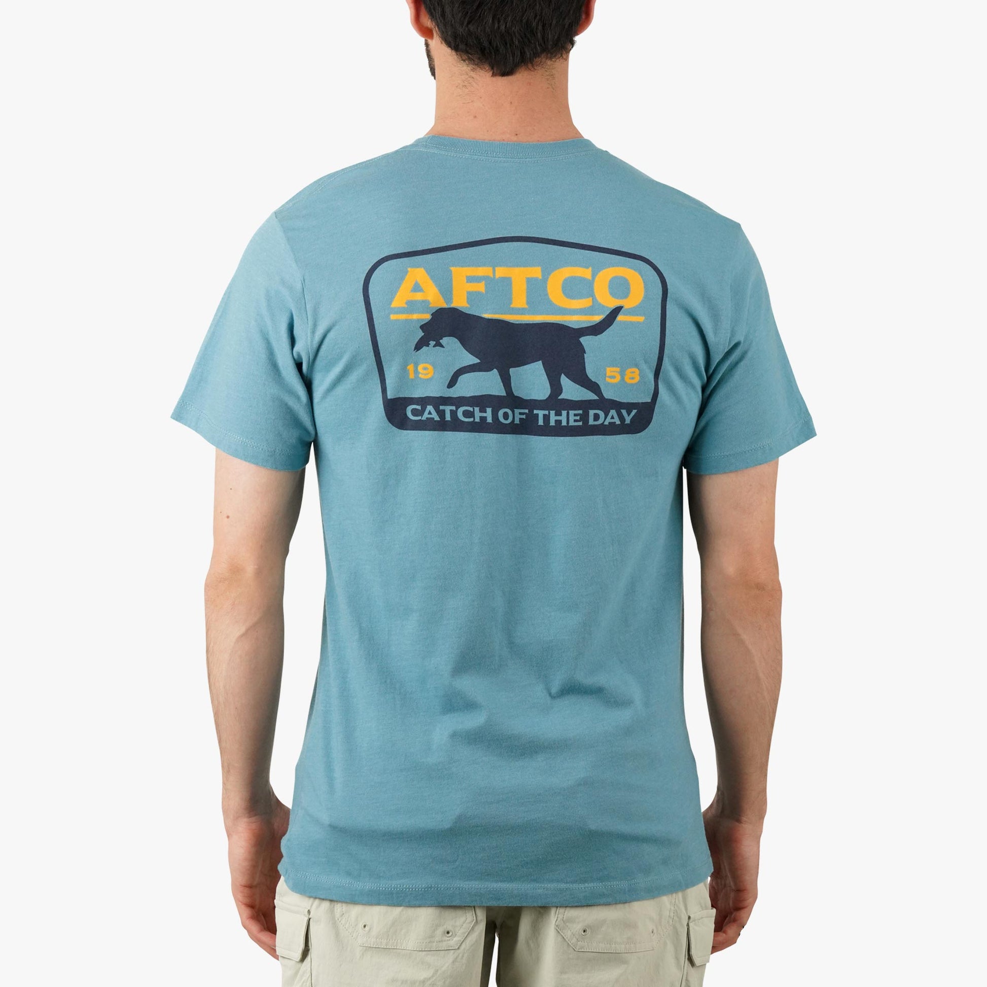 Mens Fetch SS Fishing T-Shirts - AFTCO