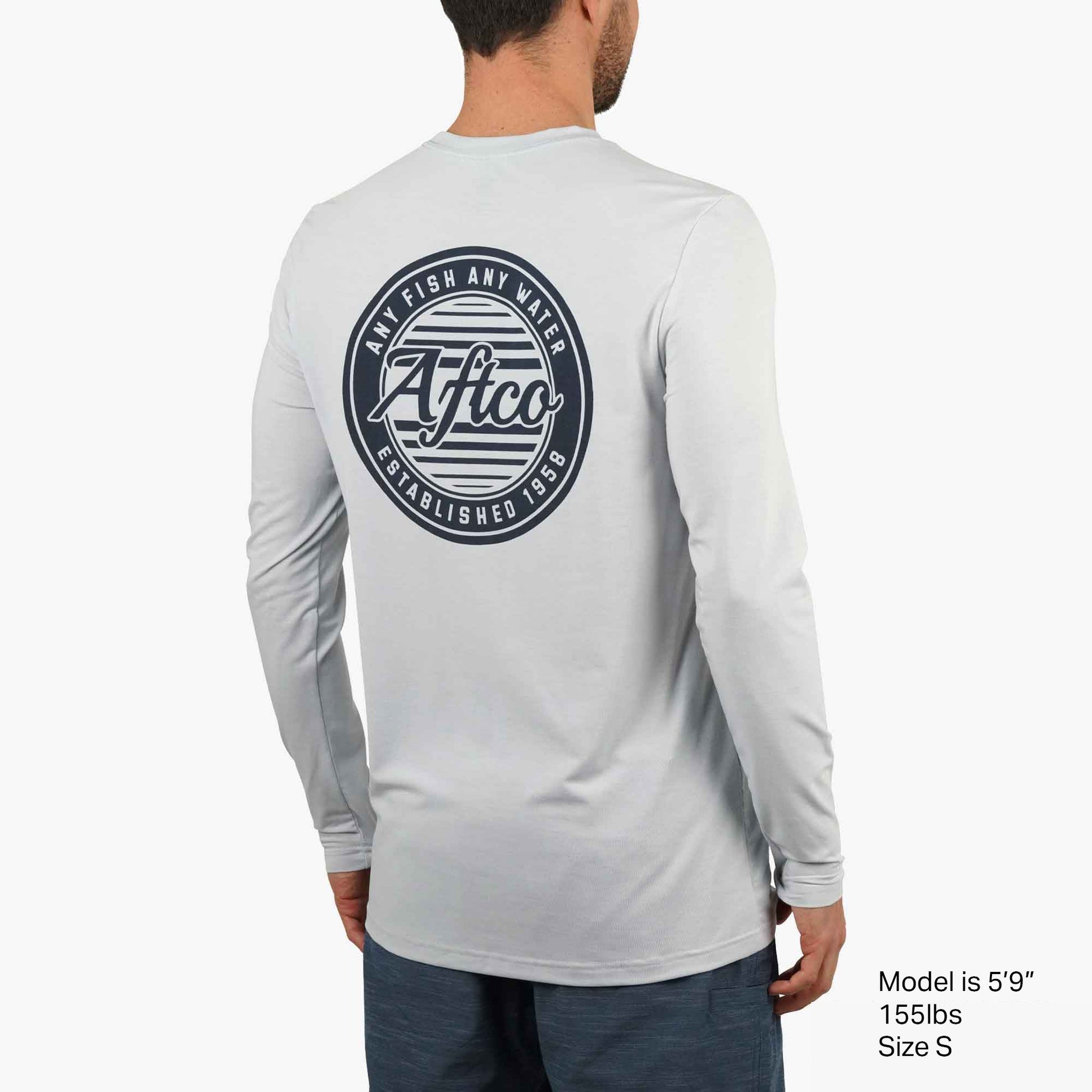 Mens Ocean Bound LS UV Protection Fishing Shirts - AFTCO