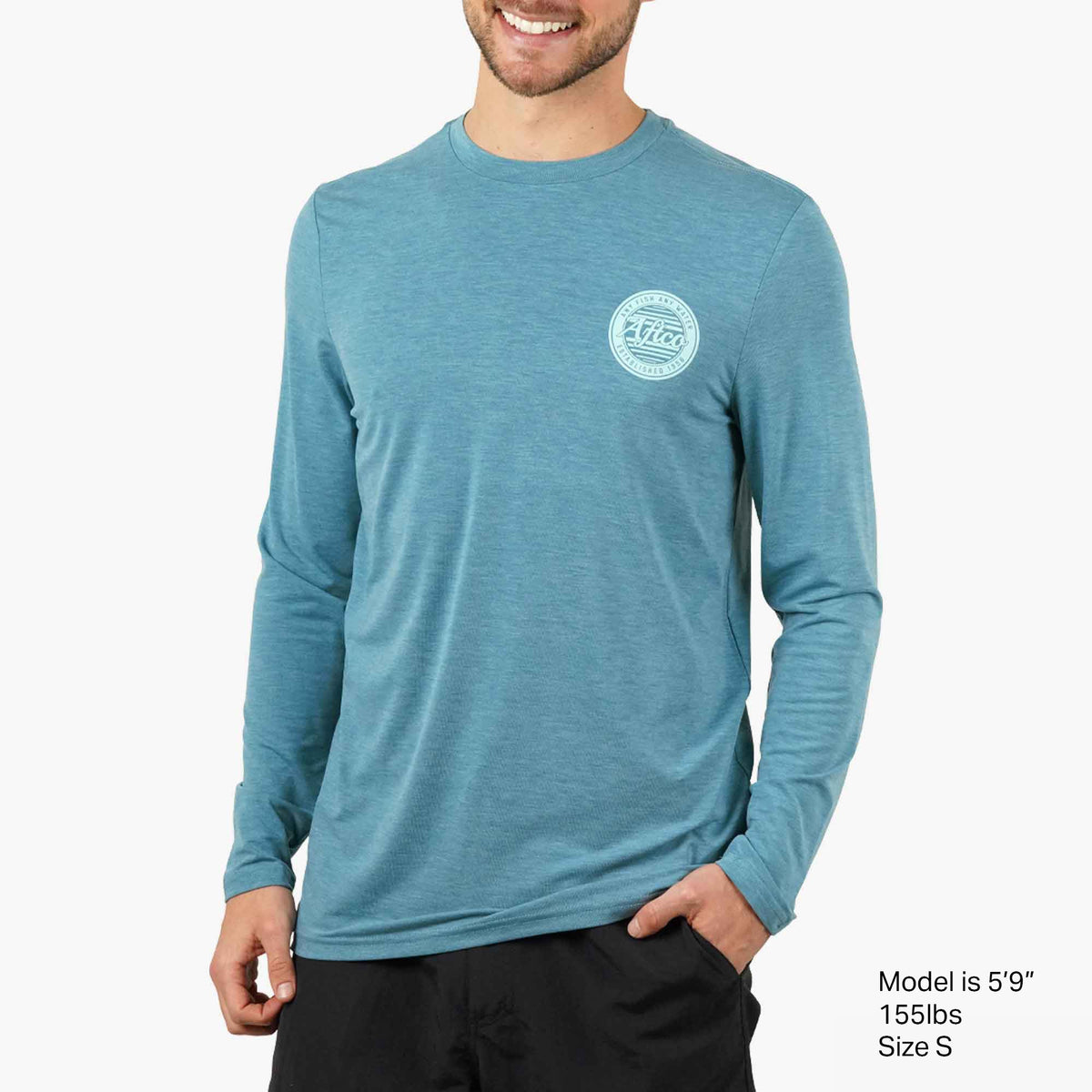 Mens Ocean Bound LS UV Protection Fishing Shirts - AFTCO