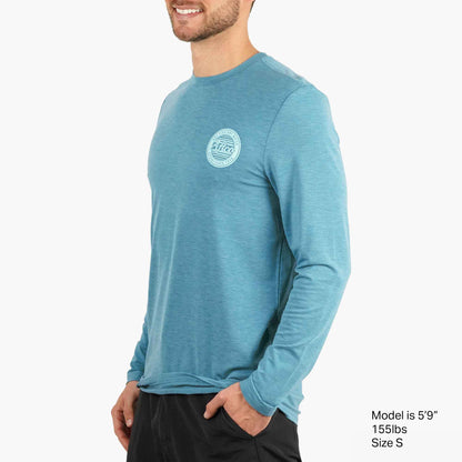 Mens Ocean Bound LS UV Protection Fishing Shirts - AFTCO