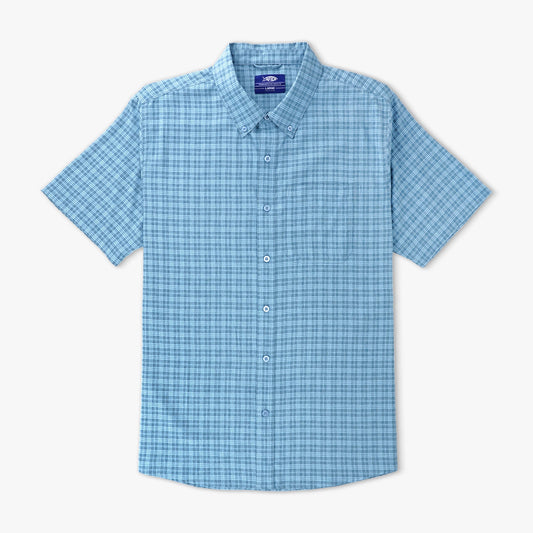 Mens Dorsal Short Sleeve Button Down Shirt - AFTCO