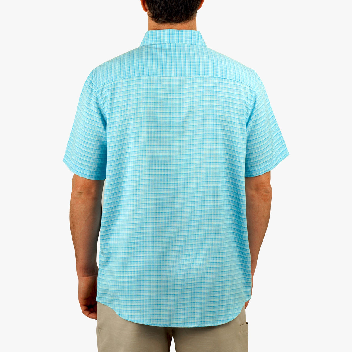 Mens Dorsal Short Sleeve Button Down Shirt - AFTCO