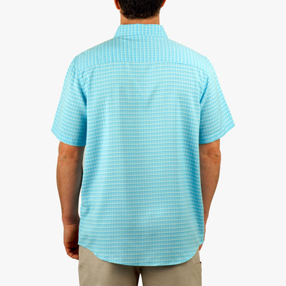 Mens Dorsal Short Sleeve Button Down Shirt - AFTCO