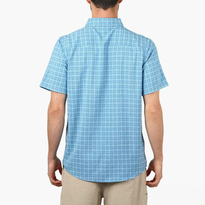 Mens Dorsal Short Sleeve Button Down Shirt - AFTCO