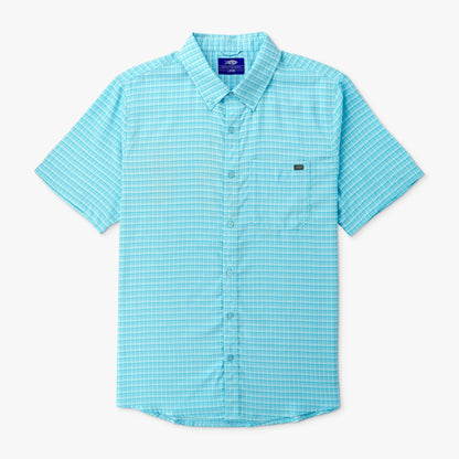 Mens Dorsal Short Sleeve Button Down Shirt - AFTCO