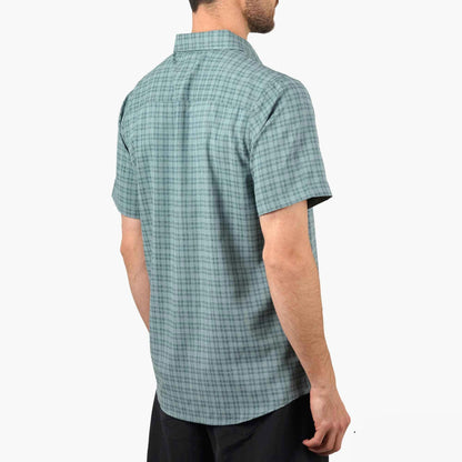 Mens Dorsal Short Sleeve Button Down Shirt - AFTCO