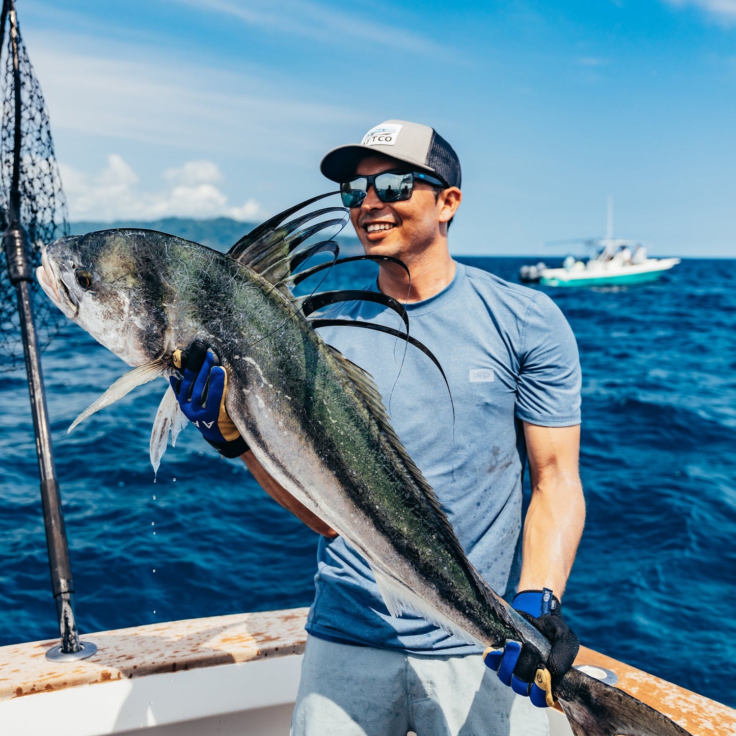 Mens Air O Mesh Breathable Fishing Shirt - AFTCO