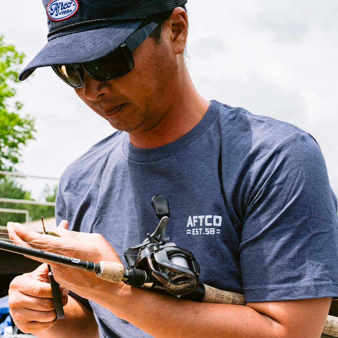 Mens Rustic Fishing T-Shirts - AFTCO